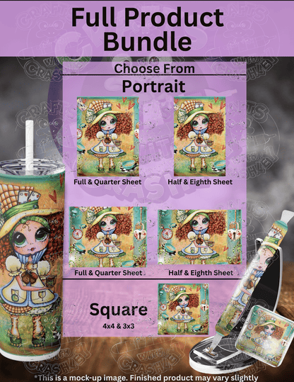 "Down the Rabbit Hole Mad Hatter Bestie" by ©Sherri Baldy Premium Accessories for Diamond Painting