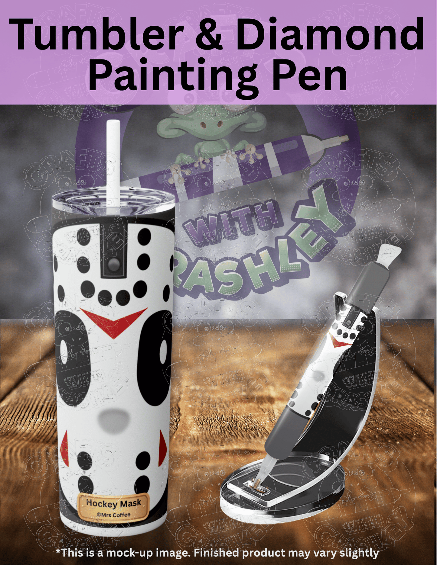 "Hockey Mask" by ©Mrs Coffee Premium Accessories for Diamond Painting