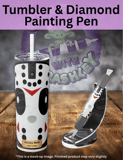 "Hockey Mask" by ©Mrs Coffee Premium Accessories for Diamond Painting