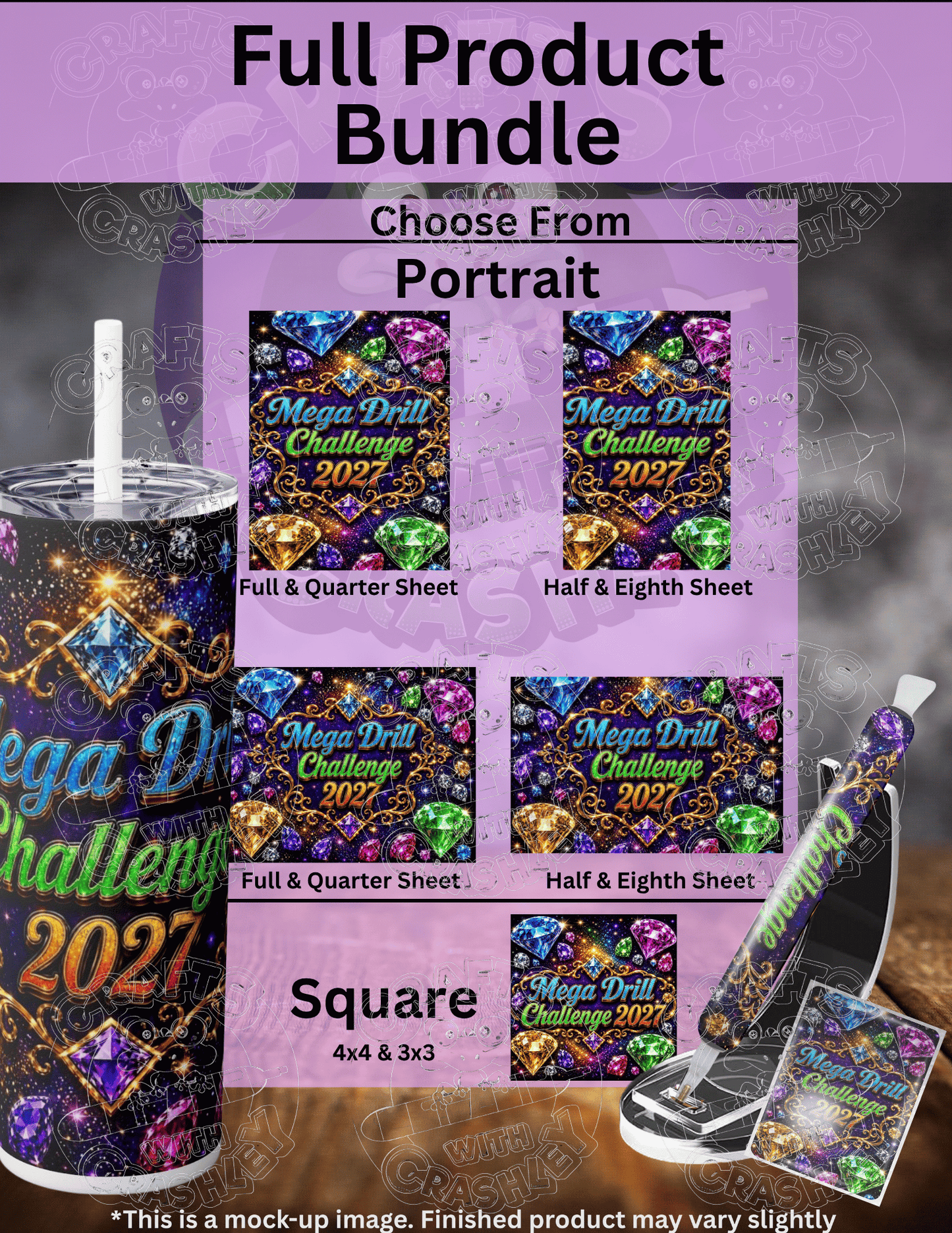 "Mega Drill Challenge 2027" Premium Accessories for Diamond Painting