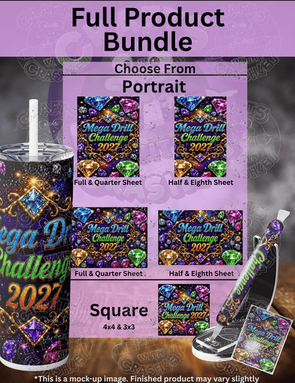 "Mega Drill Challenge 2027" Premium Accessories for Diamond Painting