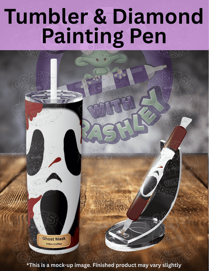 "Ghost Mask" by ©Mrs Coffee Premium Accessories for Diamond Painting