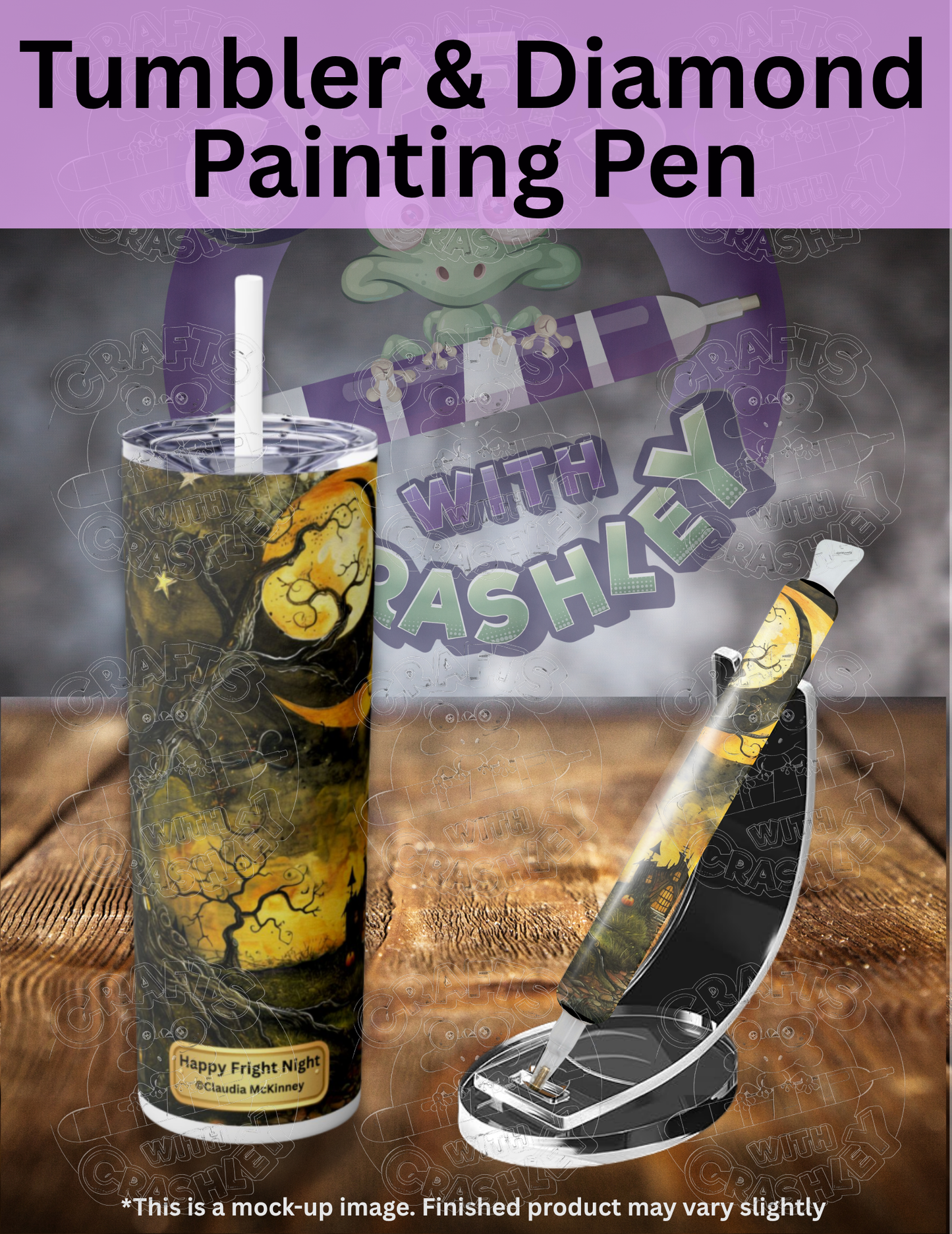 "Happy Fright Night" by ©Claudia McKinney Premium Accessories for Diamond Painting