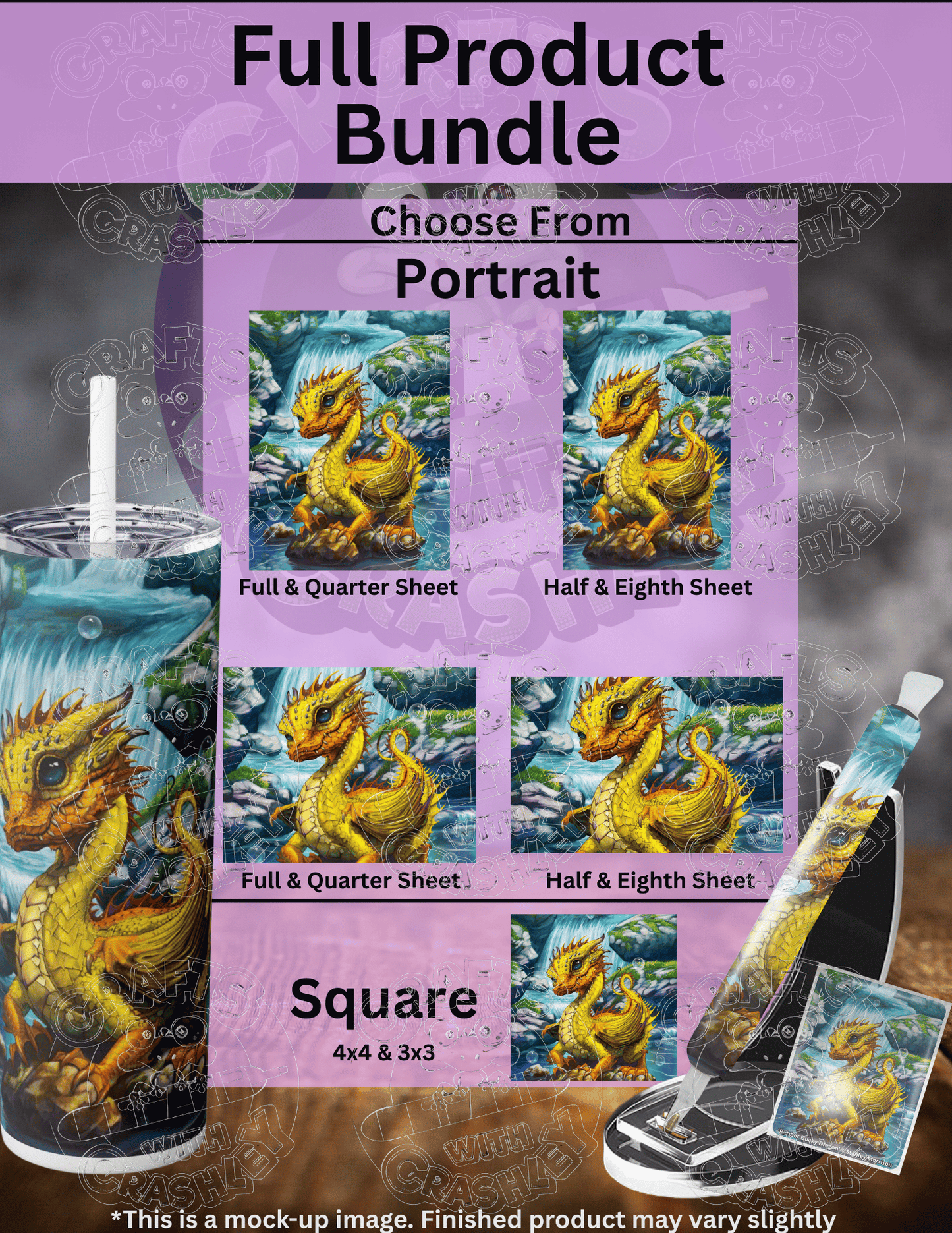 "Rubber Ducky Dragon" by ©Stanley Morrison Premium Accessories for Diamond Painting