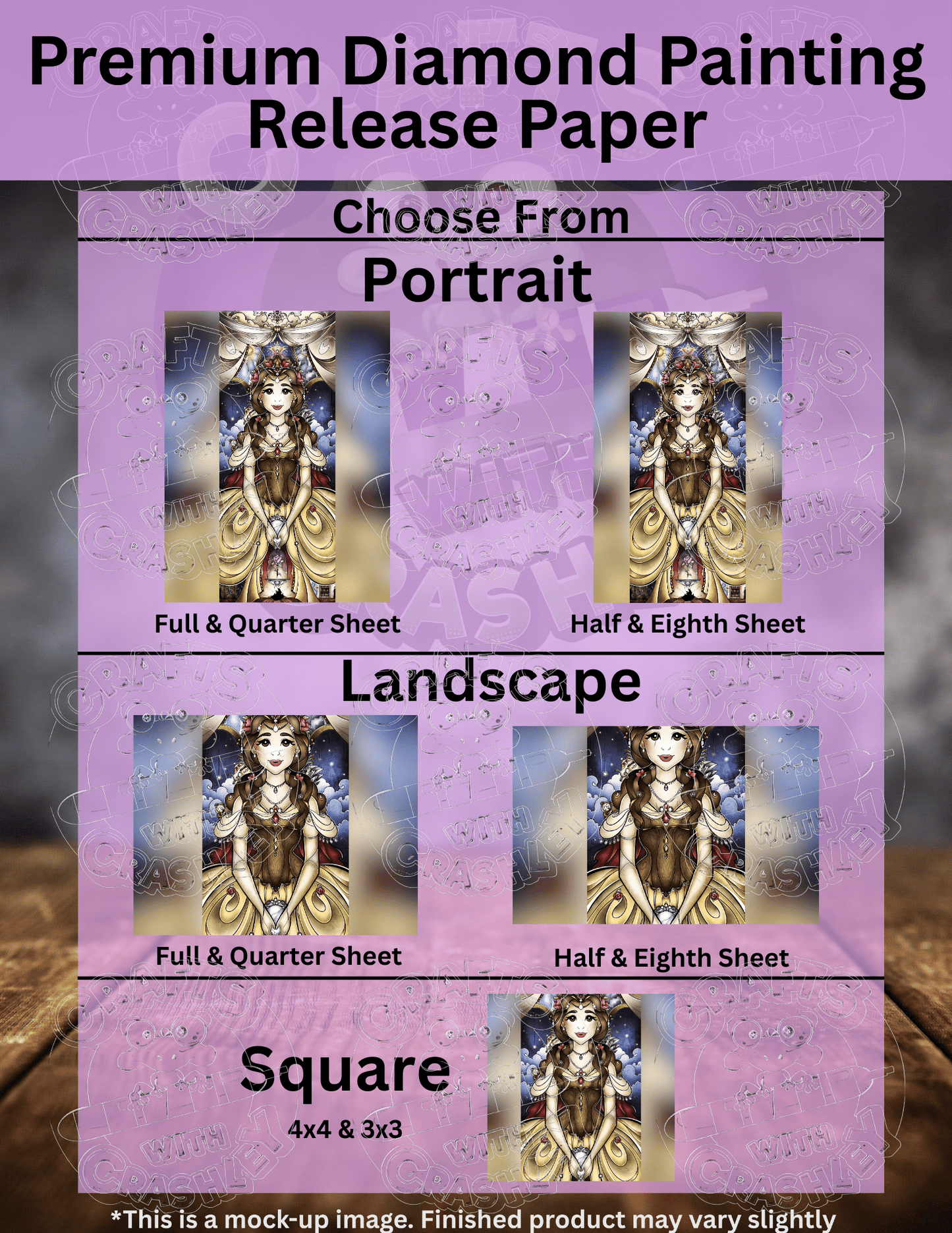 "It was Beauty that Tamed the Beast" by ©Mandie Manzano Premium Accessories for Diamond Painting