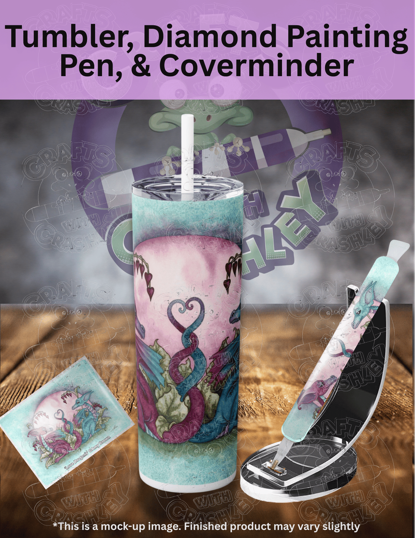 "Love Dragons" by ©Amy Brown Premium Accessories for Diamond Painting