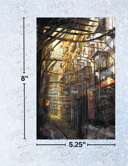 "Kowloon" by ©Anthony Christou Premium Decorative Release Papers for Diamond Painting