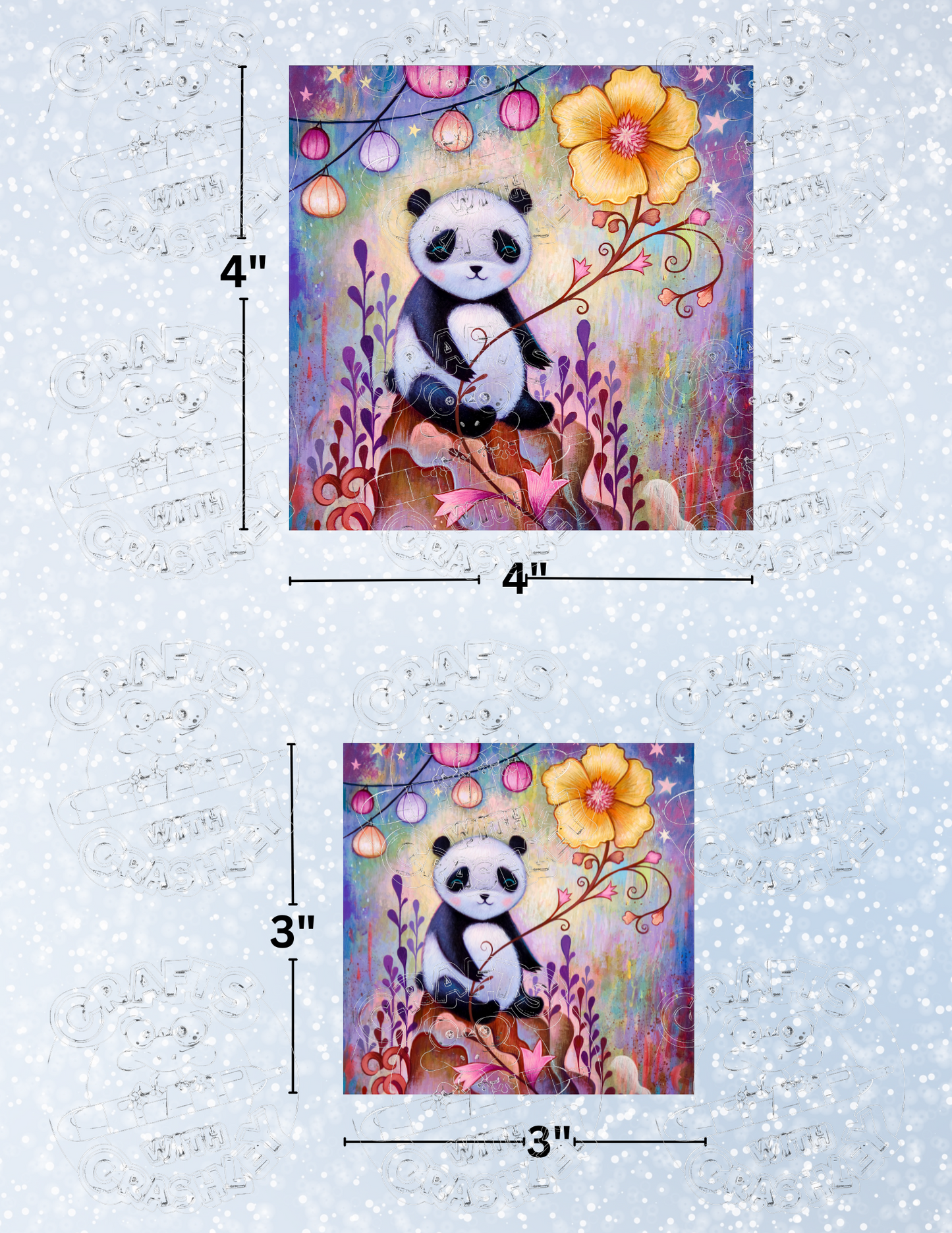 "Panda Naps" by ©Jeremiah Ketner Decorative Diamond Painting Release Papers
