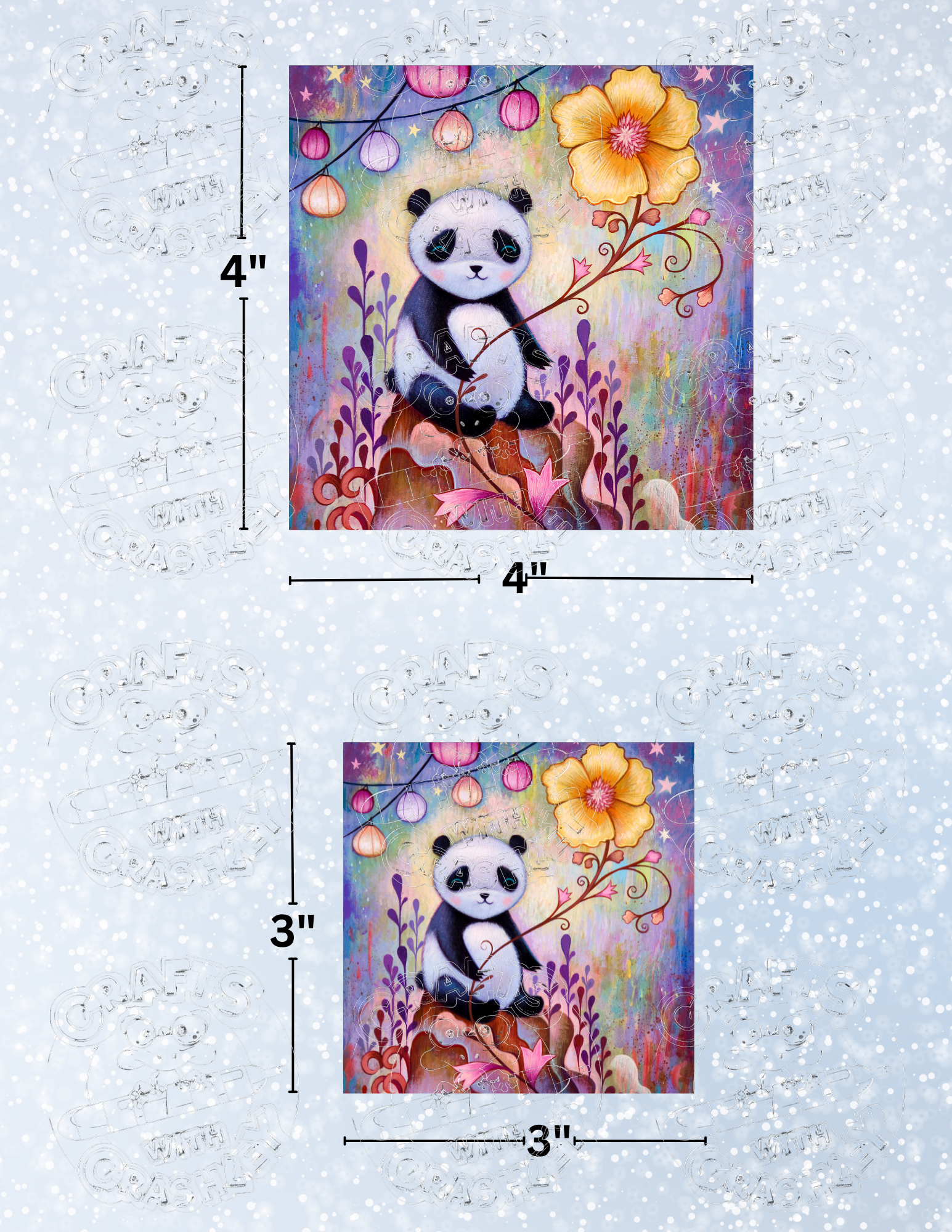 "Panda Naps" by ©Jeremiah Ketner Decorative Diamond Painting Release Papers