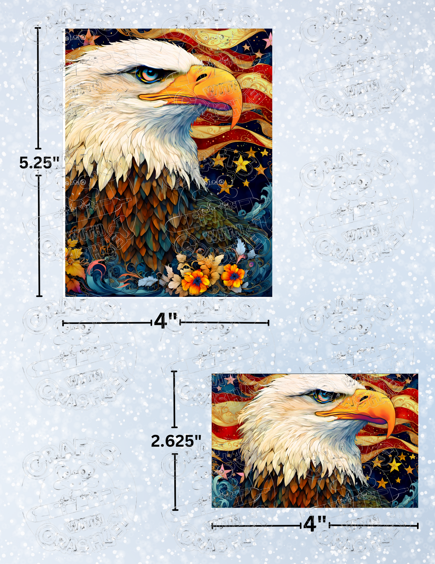 "Eagle Wisdom" by ©T.S. Larking Premium Decorative Release Papers for Diamond Painting