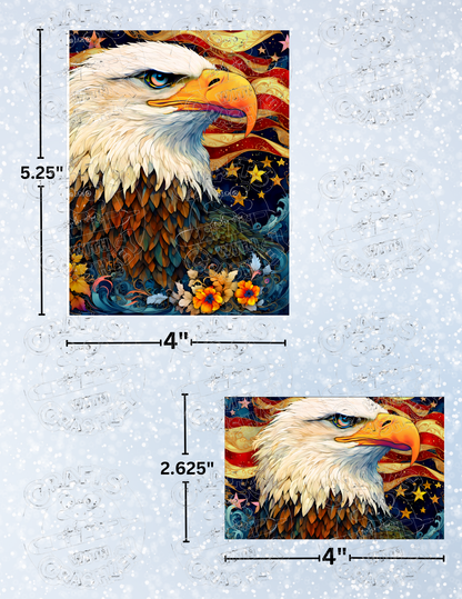 "Eagle Wisdom" by ©T.S. Larking Premium Decorative Release Papers for Diamond Painting