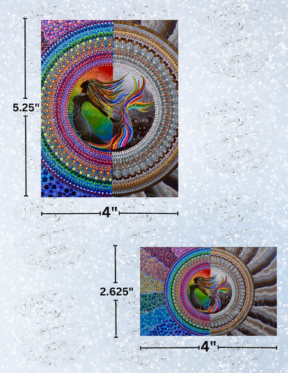 "Sirene" by ©Deborah Malcolm Premium Decorative Release Papers for Diamond Painting