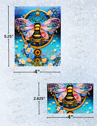 "Filigree Bee" by ©T.S. Larking Premium Decorative Release Papers for Diamond Painting