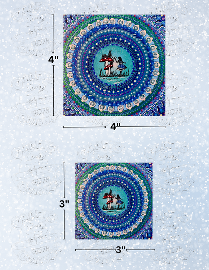 "How Doth the Crocodile" by ©Deborah Malcolm Decorative Diamond Painting Release Papers