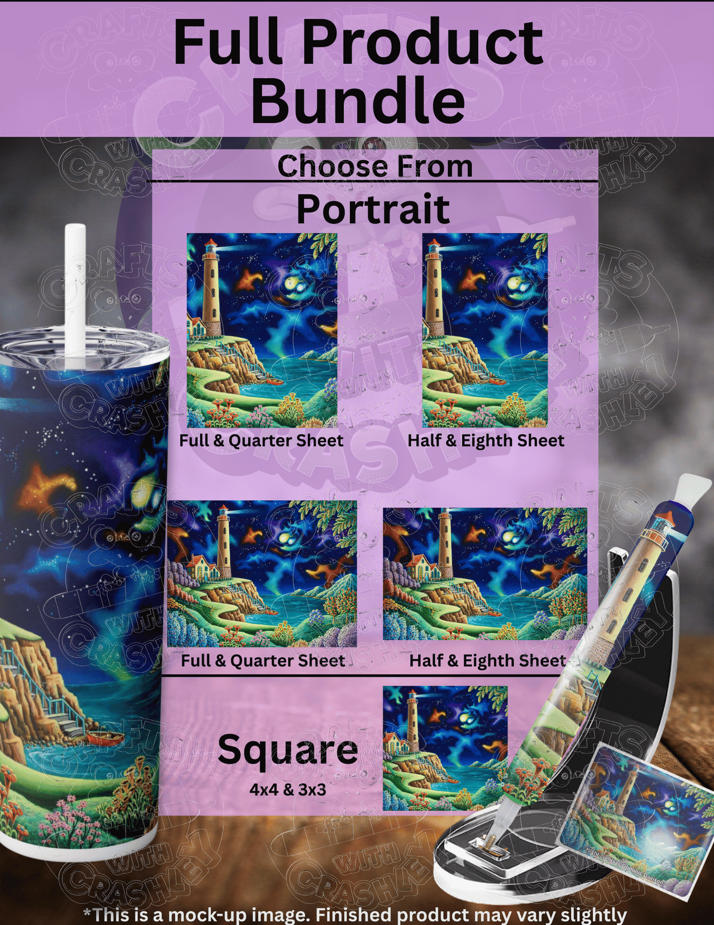 "Night Lights" by ©Andy Russell Premium Accessories for Diamond Painting