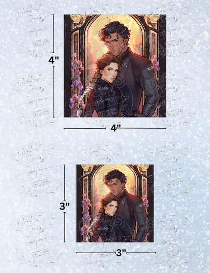 "Dragon Riders" by ©ChrissaBug Decorative Diamond Painting Release Papers