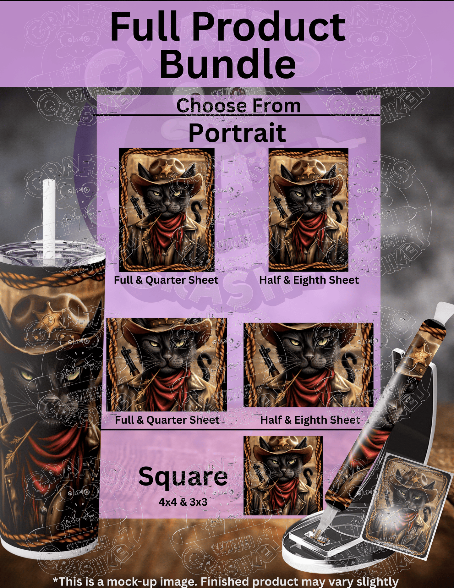 "Billy the Cat" by ©Sarah Richter Premium Accessories for Diamond Painting