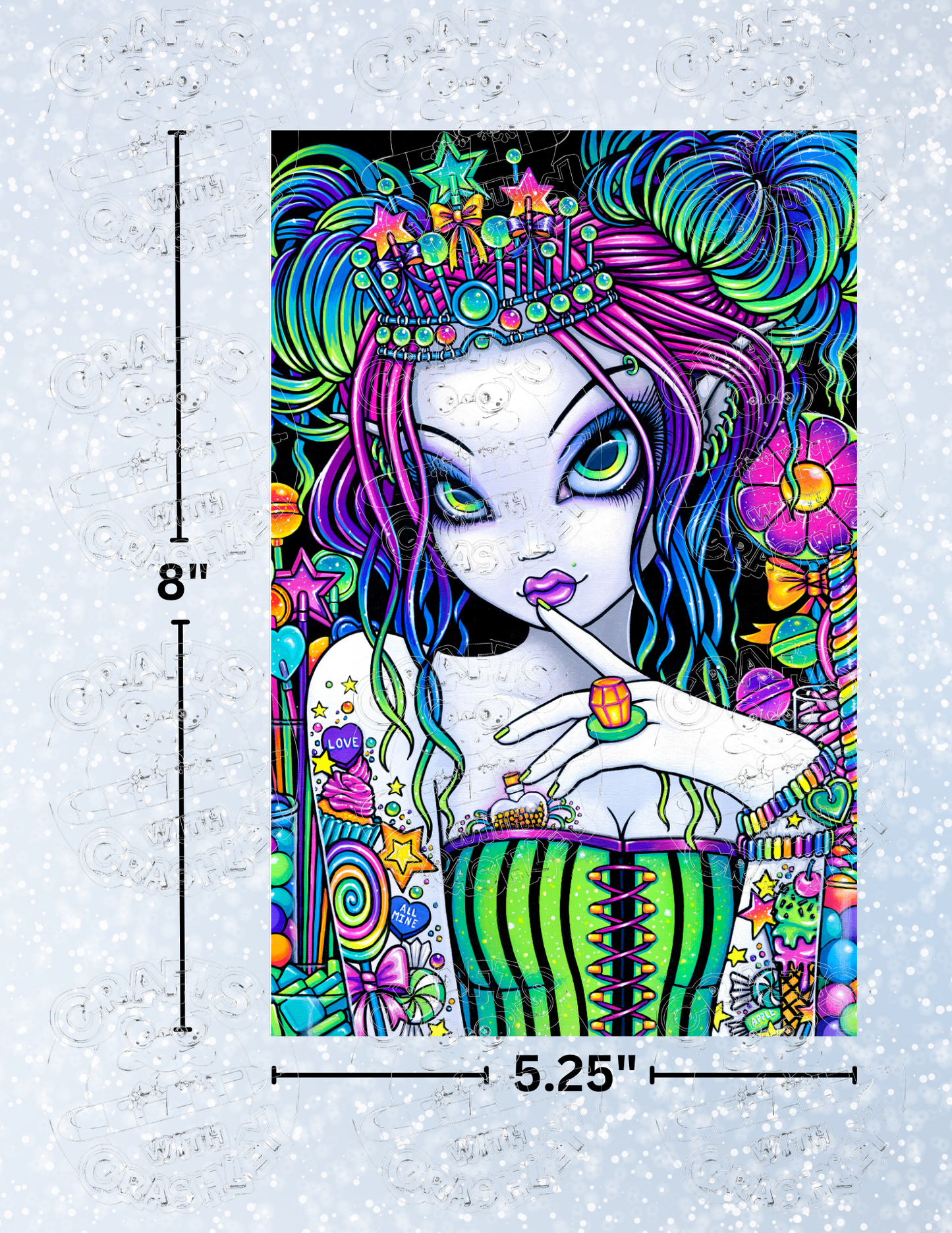 "Sweettooth" by ©Myka Jelina Premium Decorative Release Papers for Diamond Painting