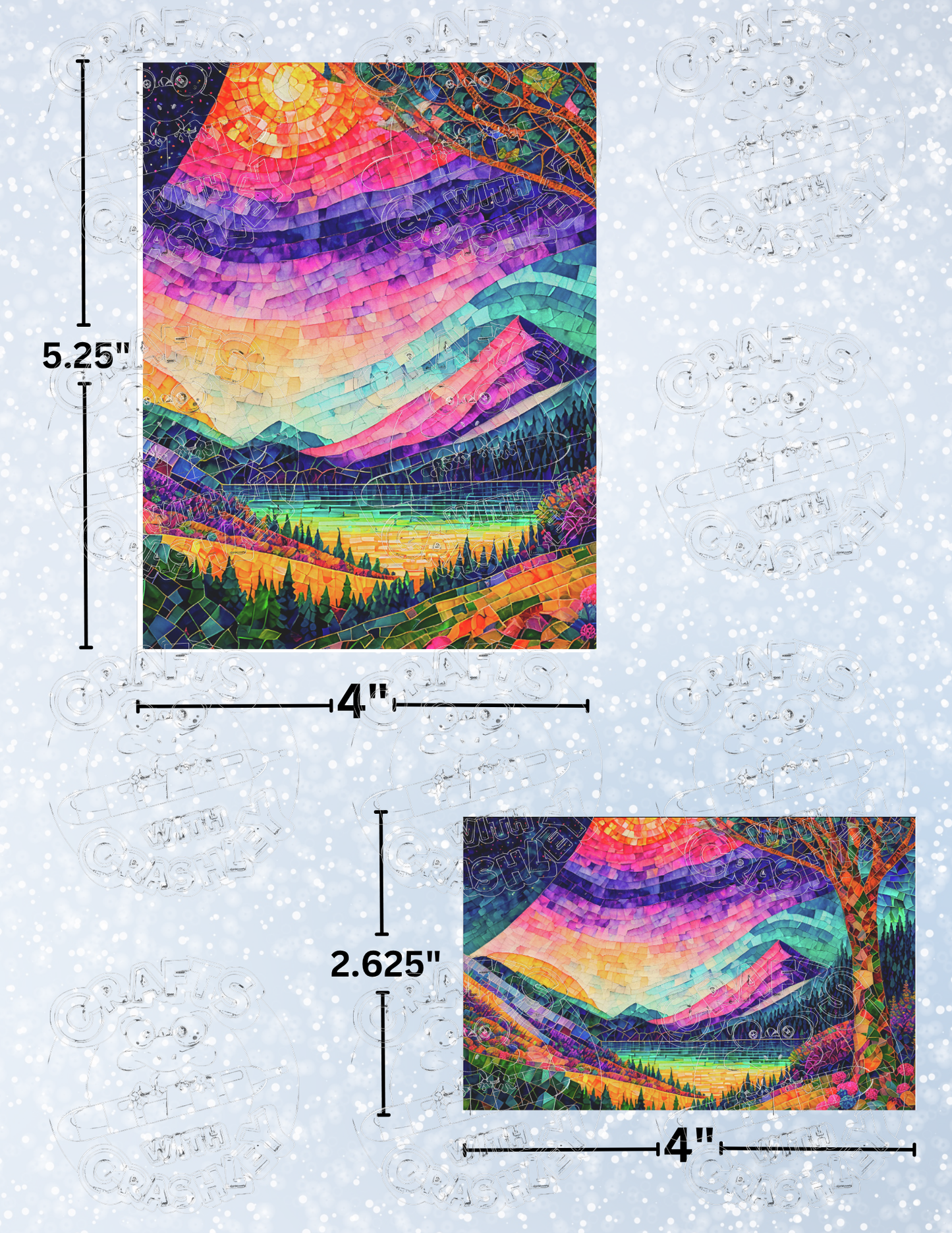 Product Bundle "Magic Land Mosaic Landscape" by ©Peggy Collins