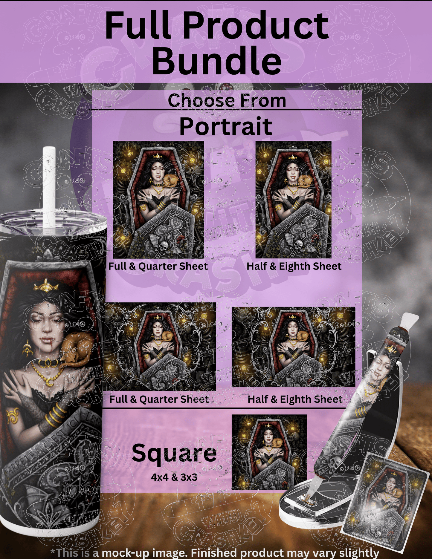"Empire of Death" by ©Sarah Richter Premium Accessories for Diamond Painting