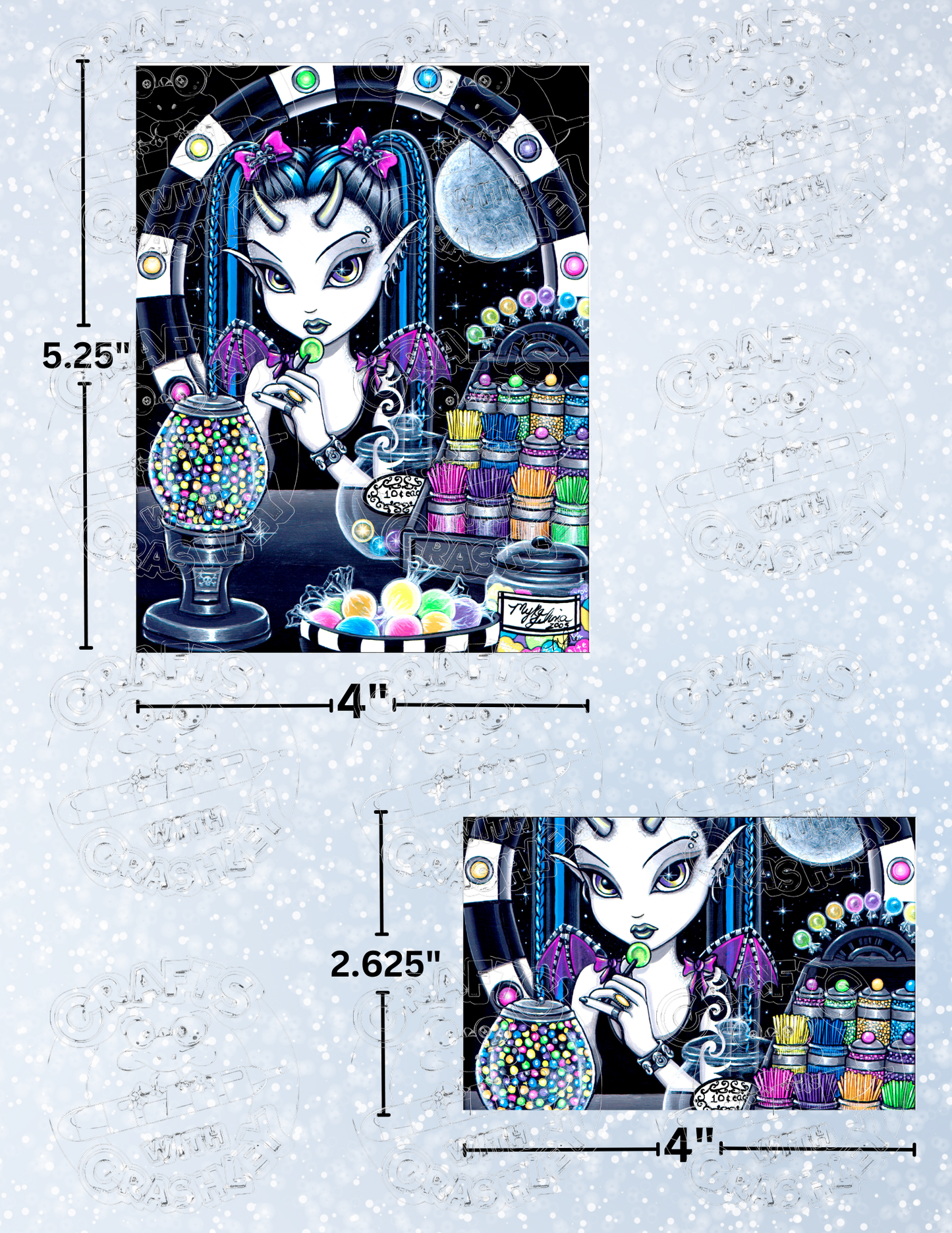 "Sugar" by ©Myka Jelina Premium Decorative Release Papers for Diamond Painting