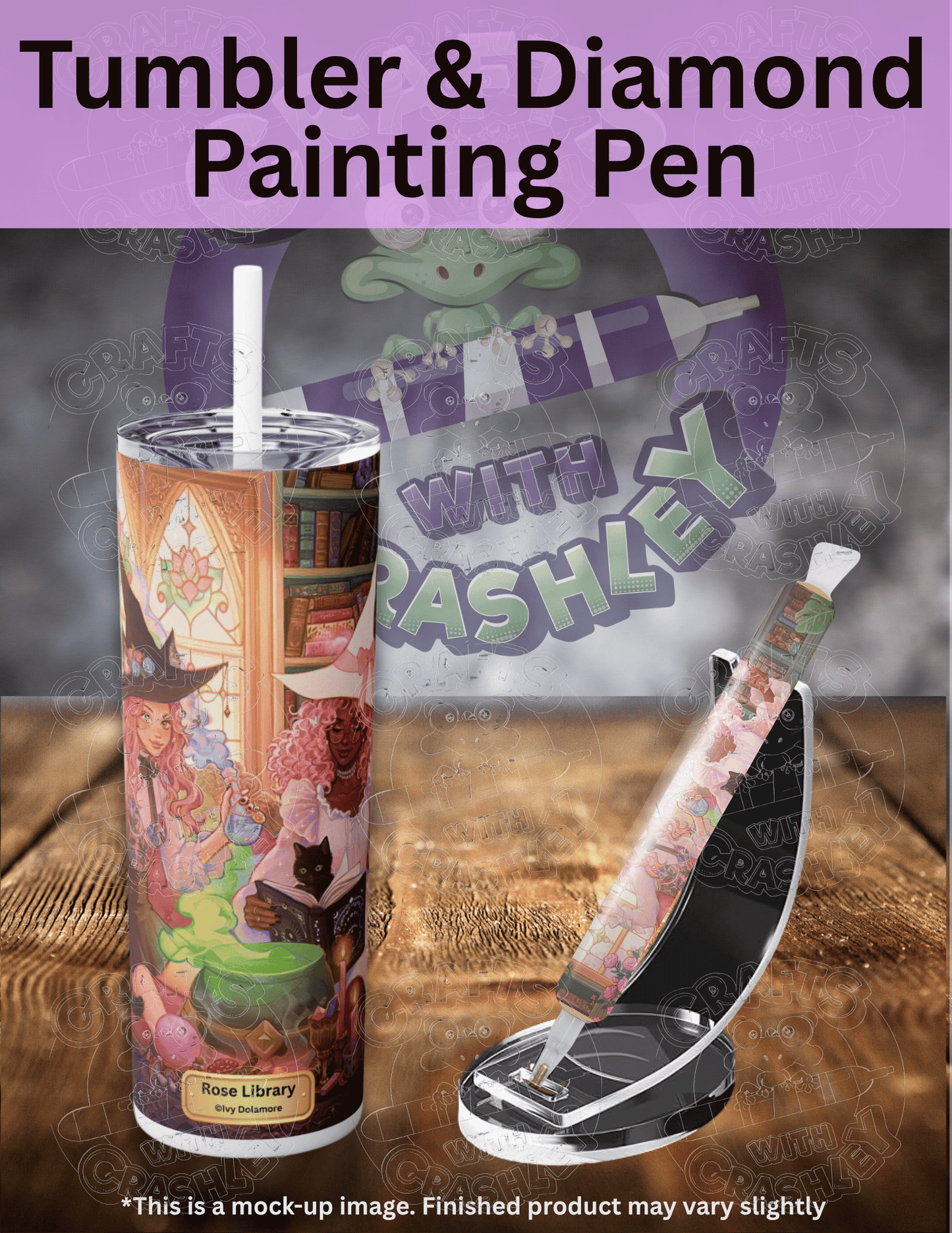 "Rose Library" by ©Ivy Dolamore Premium Accessories for Diamond Painting