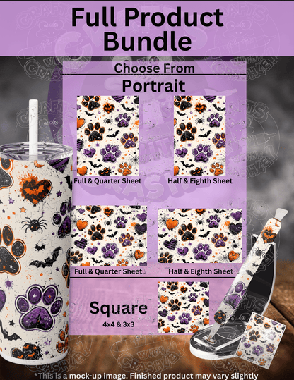 "Spooky Paw Prints" Premium Accessories for Diamond Painting
