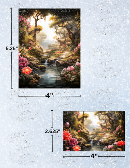 "Eden's Garden" by ©Stacy Deal Premium Decorative Release Papers for Diamond Painting