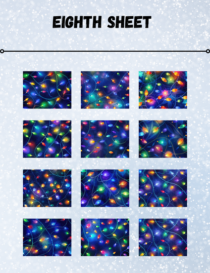 "Twilight Christmas" Decorative Diamond Painting Release Paper