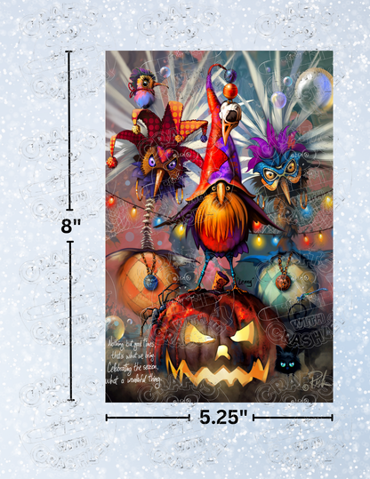 "Lenny... Pumpkin Master" by ©Richard Lorenz Premium Decorative Release Papers for Diamond Painting