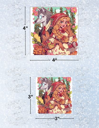 "Little Red Braids" by ©Mrs Butter D Decorative Diamond Painting Release Papers