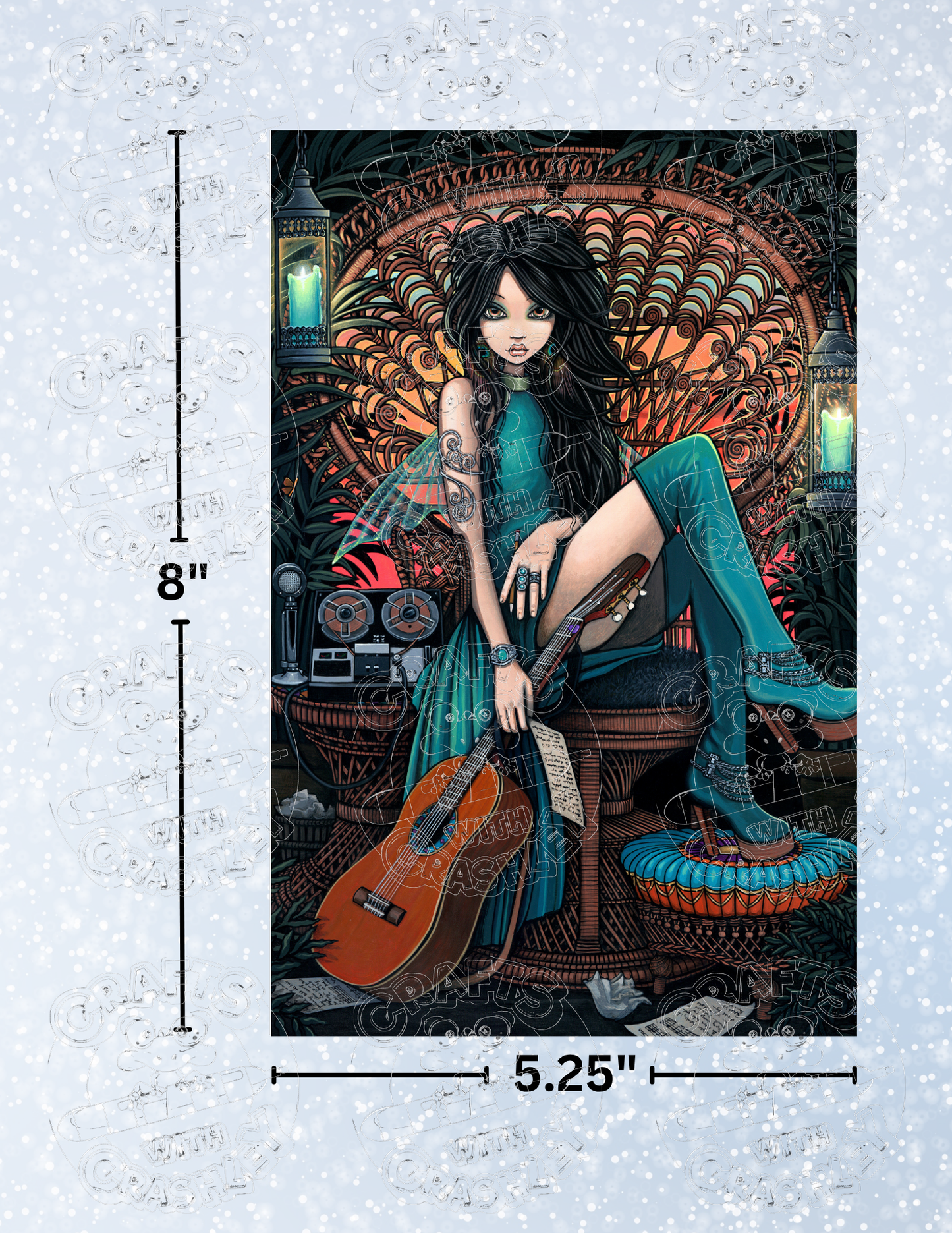 "Aria" by ©Myka Jelina Premium Decorative Release Papers for Diamond Painting