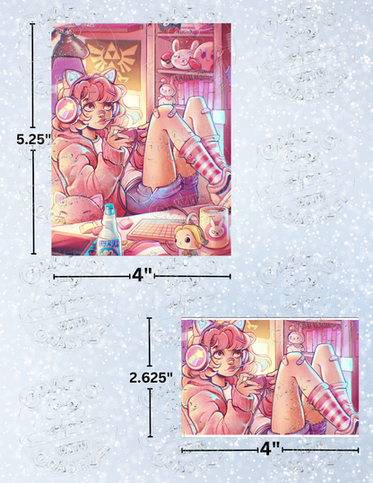 "Gamer Room" by ©Mrs Butter D Premium Decorative Release Papers for Diamond Painting