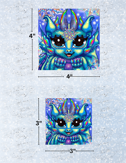 "Winter Dragon" by Emma Casey Decorative Diamond Painting Release Papers