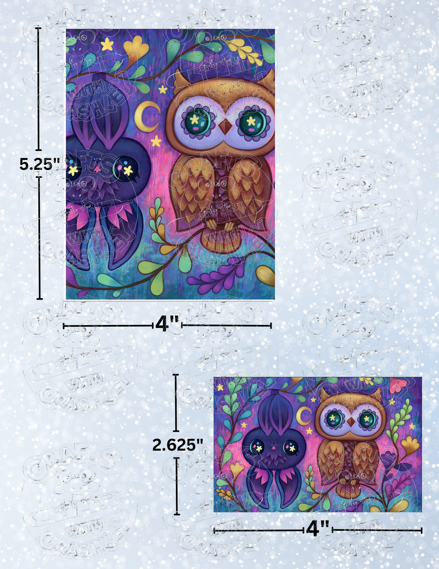 "Komori No Fukumo" by ©Jeremiah Ketner Premium Decorative Release Papers for Diamond Painting