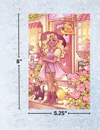 "Witch's Tea House" by ©Mrs Butter D Premium Decorative Release Papers for Diamond Painting