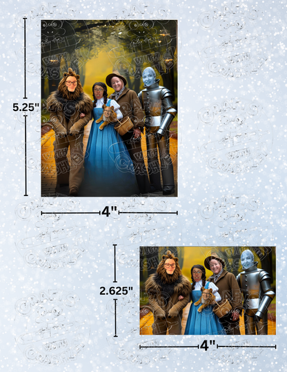 "There's No Place Like Friends" Premium Decorative Release Papers for Diamond Painting