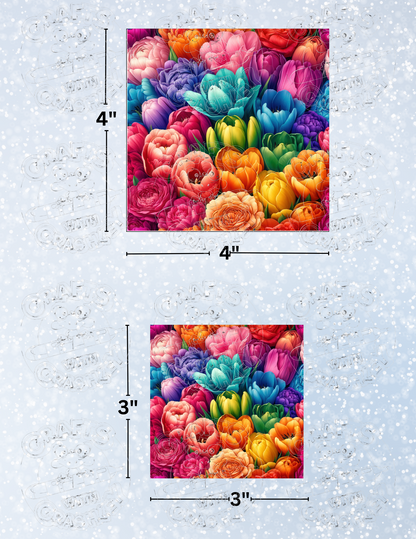 "Oodles of Tulips" by ©Cocomarshmallow Decorative Diamond Painting Release Papers