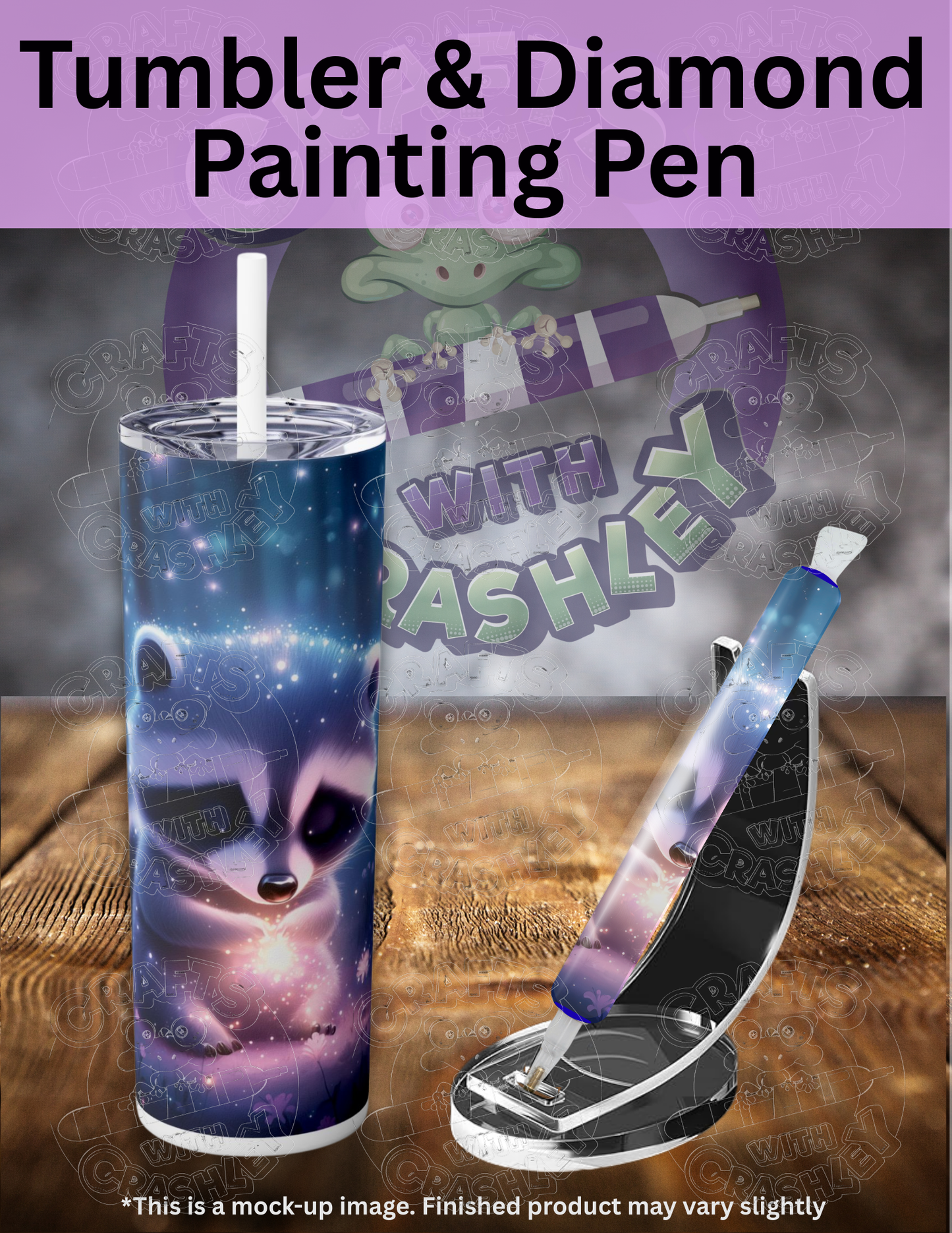 "Cutie Raccoon" by ©Cocomarshmallow Premium Accessories for Diamond Painting