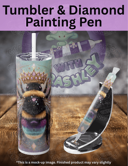 "Her Majesty Bee" by ©Cocomarshmallow Premium Accessories for Diamond Painting