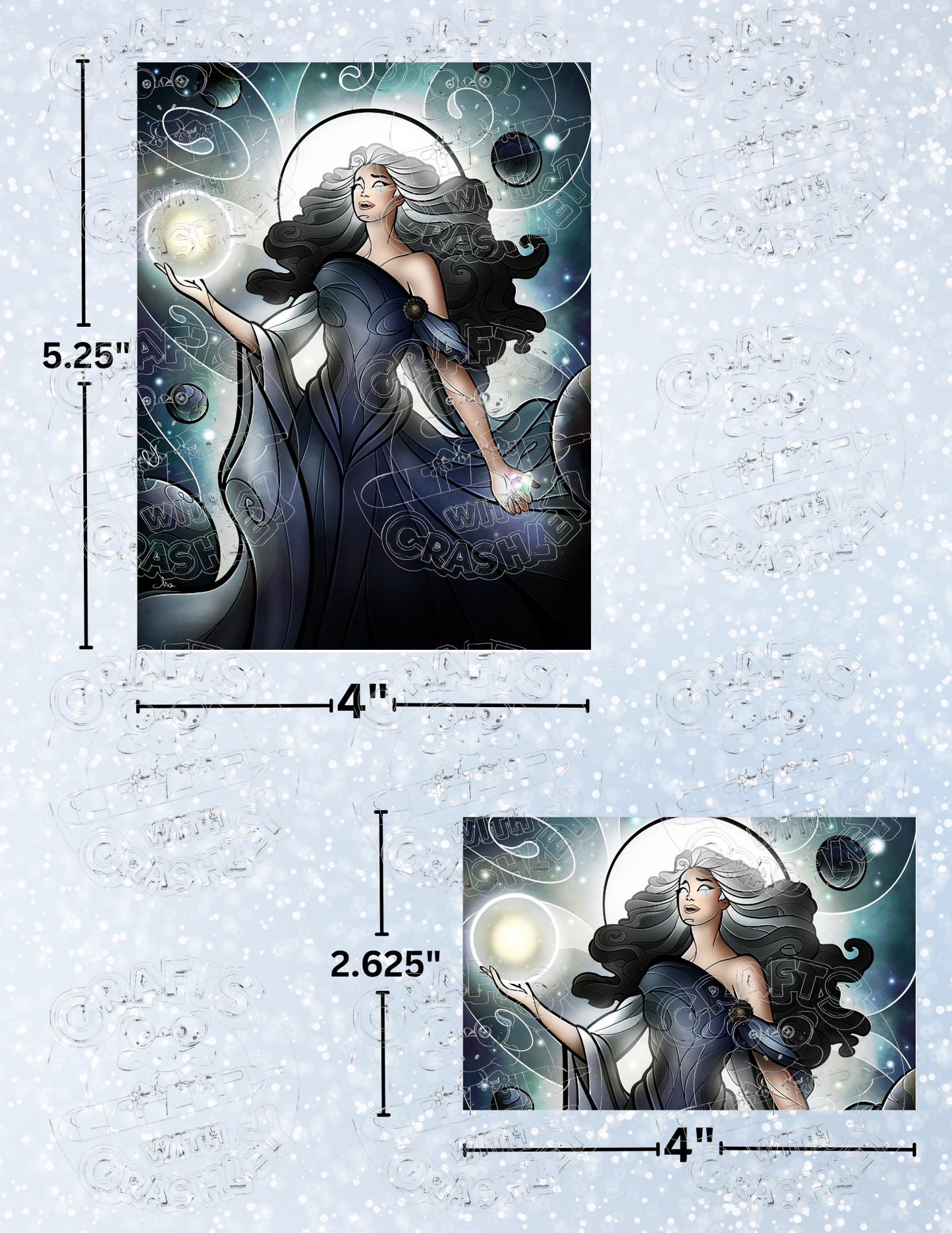 "Wisdom Cries" by ©Mandie Manzano Premium Decorative Release Papers for Diamond Painting