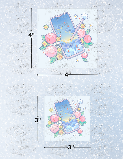 "Drawing" by ©Hiroko Hashimoto Decorative Diamond Painting Release Papers