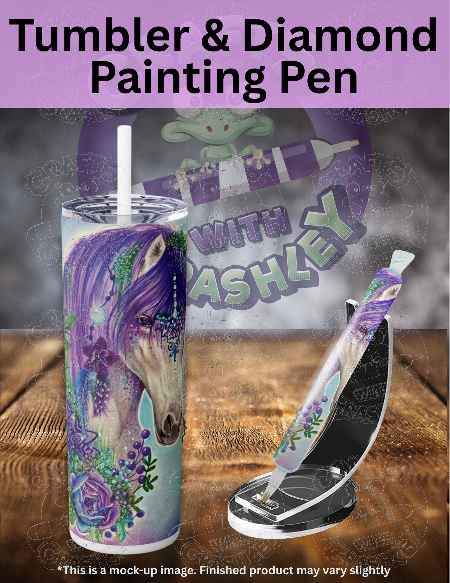 "Gypsy Violet Horse" by ©Sheena Pike Premium Accessories for Diamond Painting