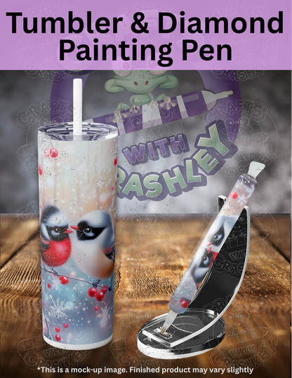 "Feathered Blush" by ©Cocomarshmallow Premium Accessories for Diamond Painting