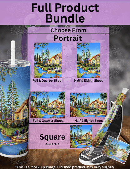 "Stepping Stone Creek" by ©Andy Russell Premium Accessories for Diamond Painting