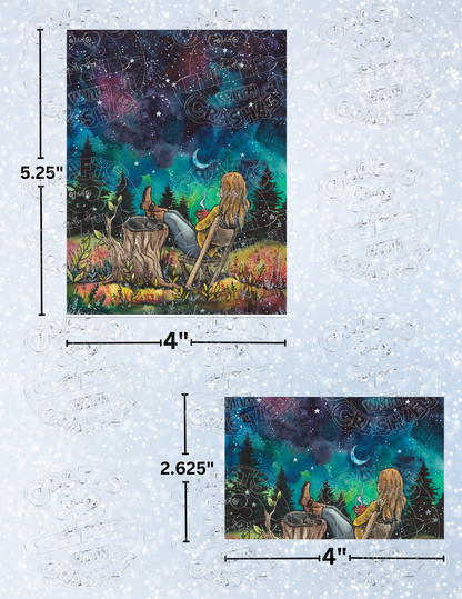 "With the Stars" by ©Kat Fedora Premium Decorative Release Papers for Diamond Painting