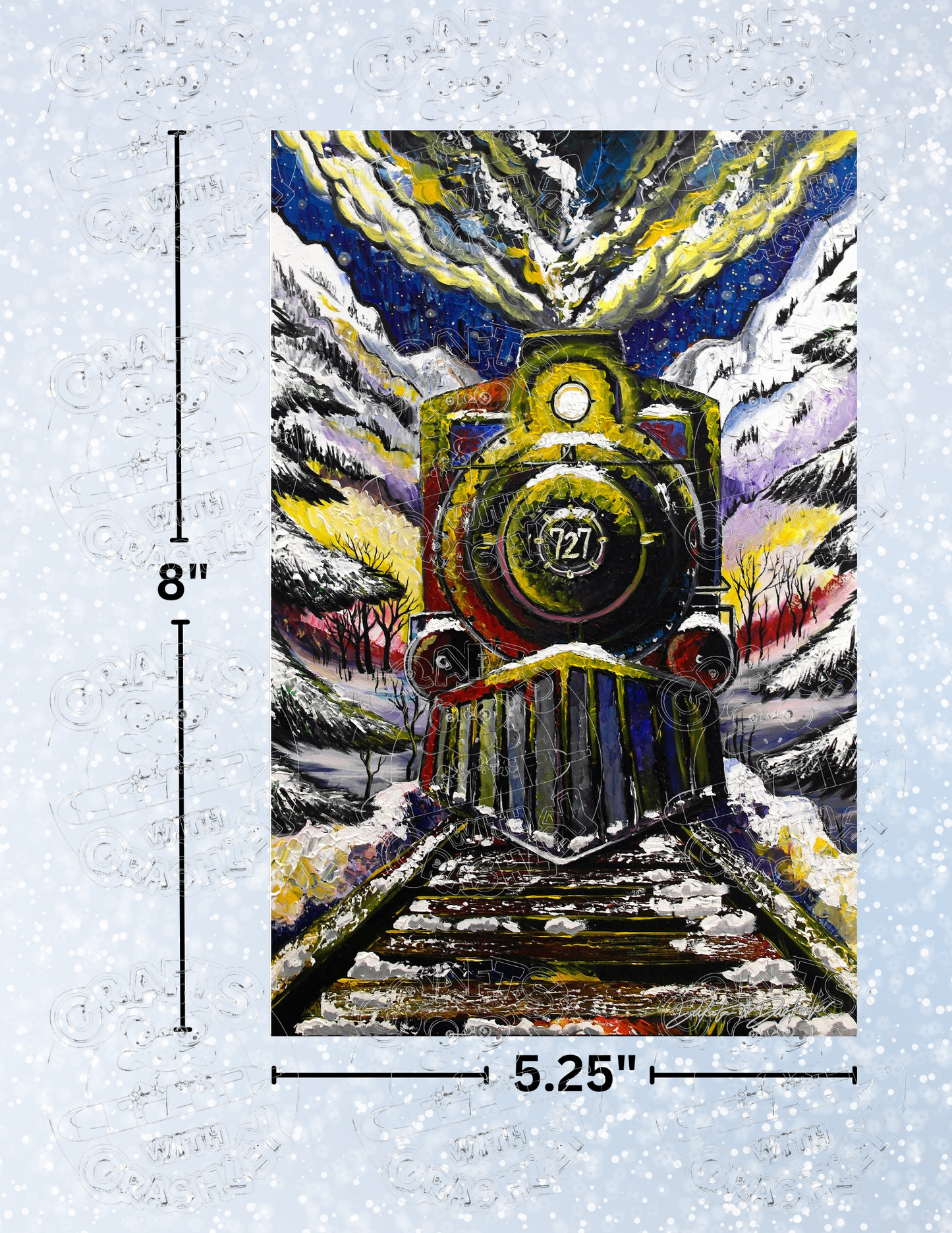 "Aurora Borea Express" by ©Dakota Daetwiler Premium Decorative Release Papers for Diamond Painting