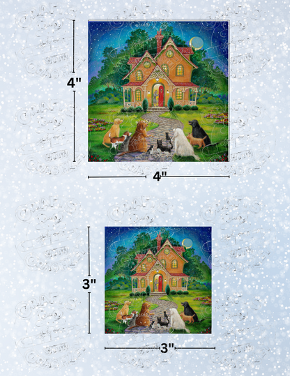 "Welcome Home" By ©Randal Spangler Decorative Diamond Painting Release Papers