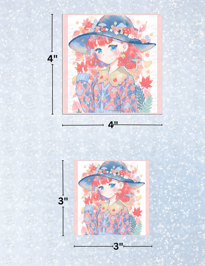 "Witch of Mushrooms" by ©Hiroko Hashimoto Decorative Diamond Painting Release Papers