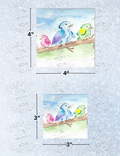 "Online Dating Birds" By Crafting Journey Decorative Diamond Painting Release Papers